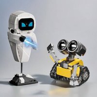 Classic Movie Walle Eva Robot Building Block Set Assembly Model MOC Educational Toy Brick Assembly Gift For Kids And Adults