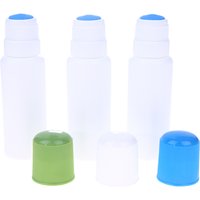 10.7*3.2cm 50ML Empty Bottle Liquid Applicator Sponge Head Soreness Liquid Bottle Daub Filling Liniment Medicine Antipruritic