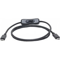 Dual Type-C Cable 5A PD100W Fast Charging USB3.1 Gen2 C-to-C with Switch