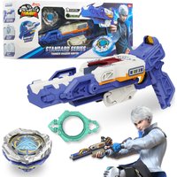 INFINITY NADO S7 Battle Top Starter Pack Set with Gun-shaped Launcher Infinite Acceleration, Metal Endurance Type Battle Toy,