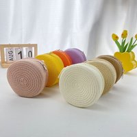 Coin Purse Straw Straw Bag Shell Shape Handmade Summer Beach Bag Handbag Kid Children