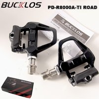 AliExpress BUCKLOS Bucklos for SPD SL Bike Pedals PD-R8000 Self-Locking Road Bicycle Clipless Pedal for Shimano Sealed Bearing Clip Lock Pedals
