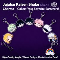 Jujutsu Kaisen Keychain Shaker Pendant Accessory Gojo Satoru Yuji Itadori Megumi Fushiguro Nobara Kugisaki Nanami Kento Anime