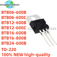 10PCS 100% NEW high-quality BTB16-800B BTB06-600B BTB06-600C BTB12-600B BTB12-600C BTB16-600B BTB24-600B TO-220