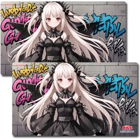 Yugioh Graffiti A Bao A Qu, the Lightless Shadow Play Mat Yu-Gi-Oh! TCG OCG Trading Card Games Mat Duel Plate Rubber Card Mat