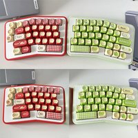 Balice60 Alice 2.4G Wireless Split Keyboard Hot Pluggable Ergonomics VIAL QMK Keyboard3D Printing Shell Customizable Colors