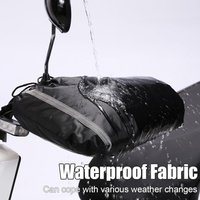 Motorcycle Handlebar Muffs Winter Waterproof Hand Warmers Mitts for Outdoor Winter Bike Bicycle Handlebars