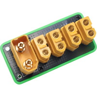 /For /XT90 /To 4 Way For XT60 Power Distribution Board For RC UAV Model Aircraft Battery Adapter With Gold Plated Connectors