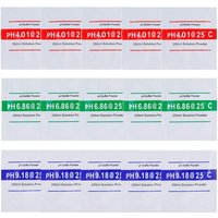 15/25pcs/lot PH Buffer Powder 4.00/6.86/9.18 Calibration Point Measure Calibration Solution Tool Accessories For PH Test Meter