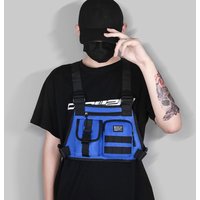 Casual Oxford Cloth Fashion Chest Bag Large Capacity Multi Pocket Men Vest Bag Waterproof Mountaineering Bag Outdoor Sports Bag