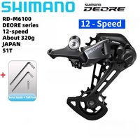AliExpress Shimano SHIMANO DEORE M6100 12 speed Groupset Shifter SL-M6100-R SL-M6100-IR Rear Derailleur RD-M6100-SGS Original parts