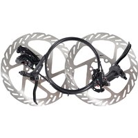 AliExpress TESNO M500 2-Piston MTB Hydraulic Disc Brake Set Aluminum Alloy Front And Rear Bicycle Brakes with Silicone Protective Covers