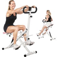 Appareil de musculation pour les squats, avec système d’assistance réglable à 12 niveaux de résistance, pliable, idéal pour les squats, les exercices de musculation et les entraînements complets à