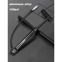 AliExpress X-TIGER 120 PSI Bicycle Air Pump With High-Pressure Gauge Multi-Function Bike Pump Aluminum Alloy Bicycle Pump with AV/FV Nozzle