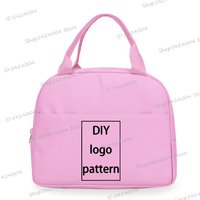 New Customized Images Bento Bag Kids Y2K Insulated Lunch Box Bag Office Worker DIY Logo Pattern Lunch Bags