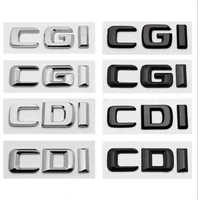 3D ABS CDI CGI Logo Letters Car Rear Trunk Emblem Badge Sticker For Mercedes C200 C260 GL350 W164 W203 W204 W205 W212 W213