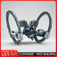 705 PCS Hailfire Droid Sci-Fi Vehicle Model Customize Creative Building Blocks Assembly Educational Collectible Toy Special Set