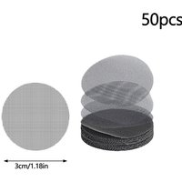 50pcs For Pot Bottom Prevent Soil Loss Bonsai Flower Plant Gardening Tools Pot Hole Mesh Pad Grid Round Drainage Hole Screen