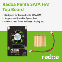Radxa Penta SATA HAT Top Board, Designed for Radxa Penta SATA HAT
