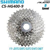 AliExpress Shimano SHIMANO ALIVIO CS-HG400-9 Speed MTB Cassette Sprocket 11-32T 11-34T 11-36T Mountain Bicycle Freewheel Bike Cassette