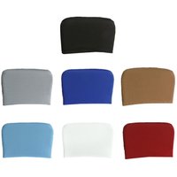Solid Color Elastic Office Chair Backrest Cover Comfortable High Elasticity Backrest Slipcover Household Dustproof