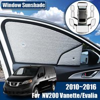 Car Sunshades For Nissan Evalia NV200 Vanette 2010~2016 Accessories Sunscreen Anti-UV Window Visor Covers Camper Interior Parts