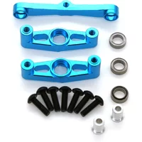 Precision CNC Metal Steering Assembly for Tamiya TT-02 with Bearings - Smooth Zero Slop Upgrade Part