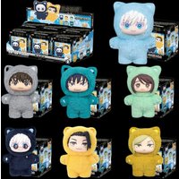 2026@In Stock Genuine Eaki Jujutsu Kaisen Season 2 Cat Park Party Gojo Satoru Blind Box Plush Wrist Bag Pendant Model Collection