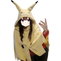 Anime Cartoon Mimikyu Cosplay Costume Dress Up Outfit Props Halloween Carnival Party Cloak Suit for Adults Cute Pajamas