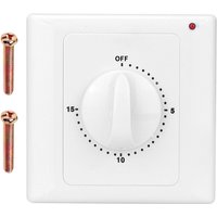 Practical Countdown Timer Timer Switch Timer Switch 50Hz 86 Panels AC220V Plastic Precise Time Control Plastic