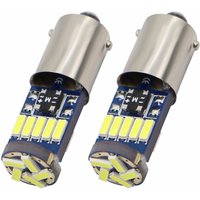 2x For Citroen C4 Grand Picasso H6w white Ba9s 15smd 4014 Front Sidelight Smd Led Parking Light Headlamp Bulbs Xenon White