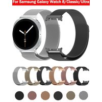 Milanese Loop for Samsung Galaxy Watch 8/8 Classic Strap Magnetic Bracelet Correa for Galaxy Watch 8 44mm 40mm/8 Ultra 47mm Band
