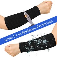1 Pair Cut Resistant Sleeve Arm Level 5 Protection Sleeve, Anti-cut Arm, Anti-knife, Wrist Guard, Safety Protection