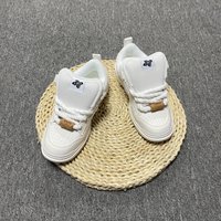 Size 36-50 Unisex White Casual Skate Shoes Men Women Low Top Sneakers with Thick White Rope Laces