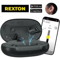 Rechargeable Rexton Reach inoX-CIC Li 20 hearing aid for mild to moderate hearing loss controllable via app
