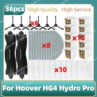 Compatible For ( Hoover HG4 Hydro Pro / HG4 Hydro, Cecotec Conga 7490 Ultimate)Parts Main Side Brush Filter Mop Bag Accessories