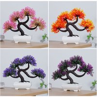 Artificial Plants Bonsai Small Tree Simulation Pot Plants Table Potted Ornaments for Hotel Garden Home Decor Fake Flower