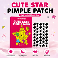 Hydrogel Black Star High-Quality Acne Removing Patch, Alcohol-Free, Waterproof, Tasteless, Deep Cleaning Acne Removing Patch