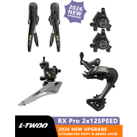 AliExpress LTWOO 2026 New L-TWOO Ltwoo RX Pro 2x12-Speed Road Bike Groupset, Hydraulic Disc Brake, Dual-Control Gear Shifter