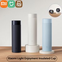 Inteligentny termos Xiaomi Mijia 500 ml, wnętrze ze stali nierdzewnej 316L, długotrwała izolacja termiczna 6 godzin, utrzymuje zimno przez 10 godzin, kubek próżniowy.
