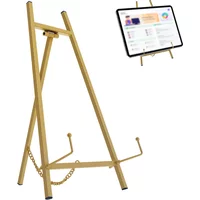 Art Painting Easel for Table Top Floor Load Bearing Metal Easel Stand for Displaying Book Photo Wedding Sign Art Photograph