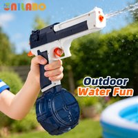 Unilabo Electric Water Gun - Battery Powered With Water Bottle Attachment - Perfect For Kids & Adults Outdoor Fun