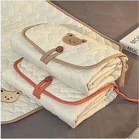 Foldable Baby Diaper Changing Pad Waterproof Newborn Nappy Changing Mat Travel Diaper Change Sheet Bedding Urine Pads Breathable