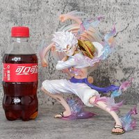 Swinging Fist Nika Luffy Figure One Piece Anime Articulated Action Figure Model Desktop Display Ornament Decorative Piece