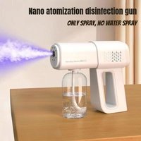 350ML Electric Nano Blue Light Steam Spray K5 Wireless Fogging Disinfection Sprayer Gun Type-C Atomization Sanitizer Machine