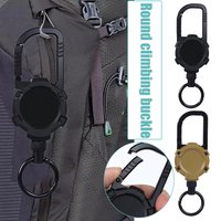 Heavy Duty Magnetic Retractable Pull Key Chain Anti-Lost Easy-To-Pull Buckle For Outdoor