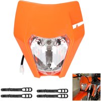 AliExpress NONE Motorcycle Headlight Head Light Lamp Hand Guard For KTM EXC EXCF SXF SX XC XCW XCF XCFW 125-530 Universal Headlamp Dirt Pit Bike