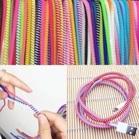 Charging Data Cable Wire Protection Cover Data Cord Protector Cable Organizer 1.4m Cable Protector Winder For USB