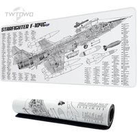 Mouse Pad Gamer Black And White Airplane Drawing XL New Computer Custom Mousepad XXL MousePads Carpet Office Desktop Mouse Pad