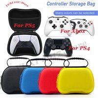 Reise-Controller-Aufbewahrungstasche, geeignet für PS4, PS5, Xbox-Serie, Spielekonsolen, kompakte Hartschalen-Schutzhülle
